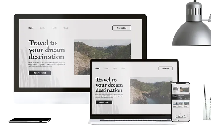 Mobile-first website preview
