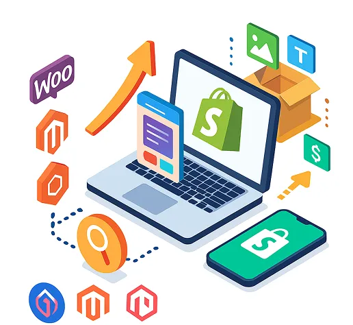 Admin dashboard showing analytics and charts
