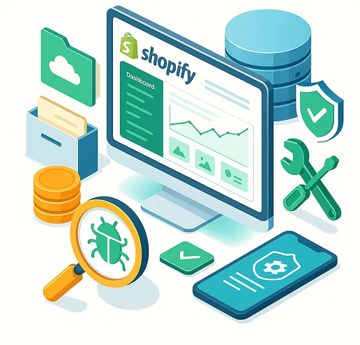 Admin dashboard showing analytics and charts